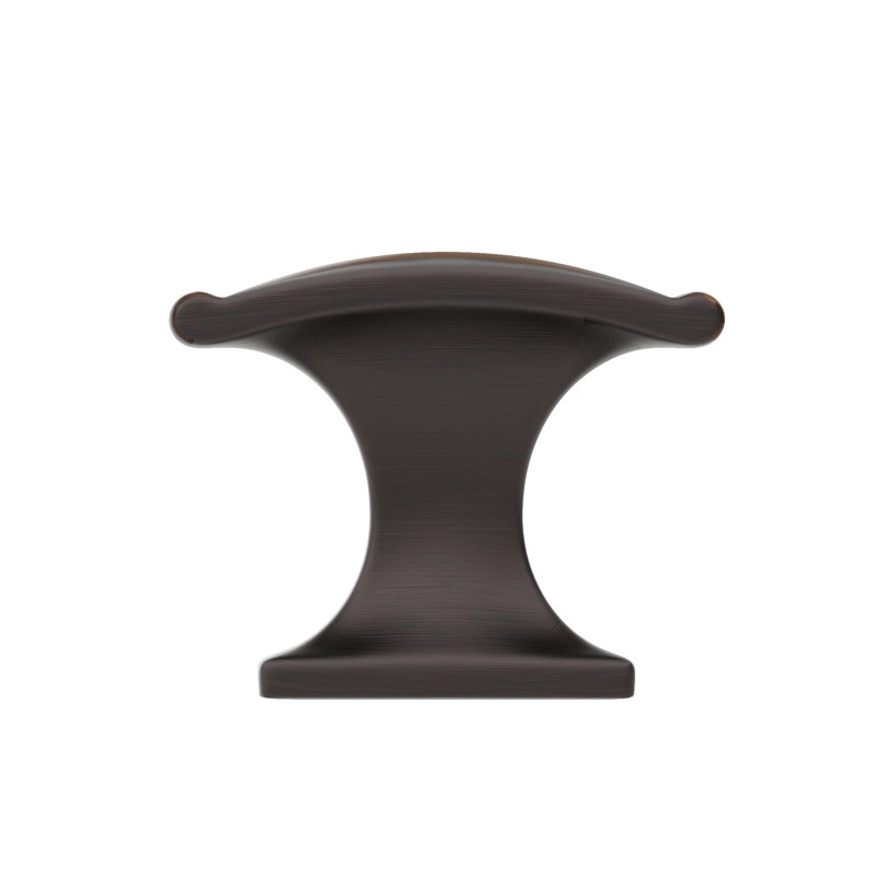 Poignée rectangulaire, Bronze huilé brossé