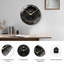 Horloge murale Spider