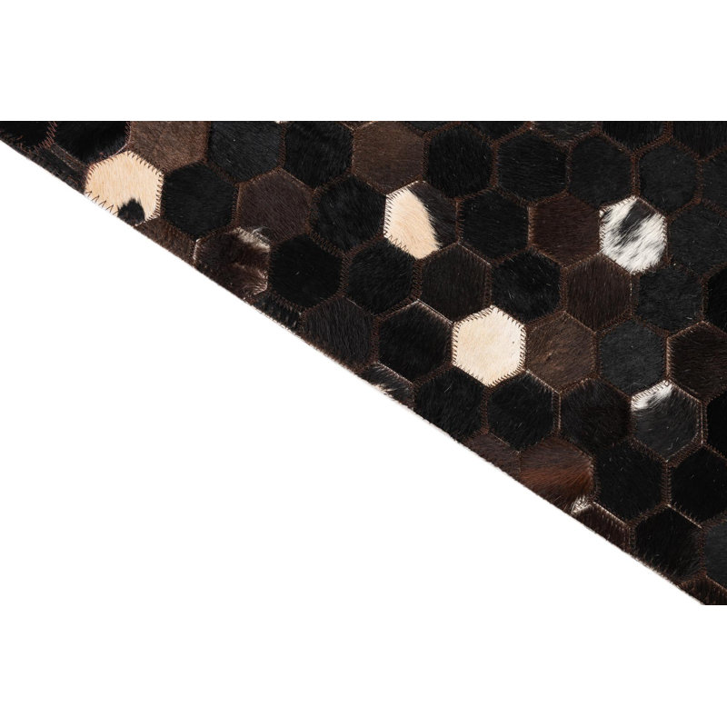 Tapis brun chocolat Jed