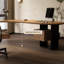 Bureau moderne et simple avec armoire à tiroirs-1080366610-1080366621
