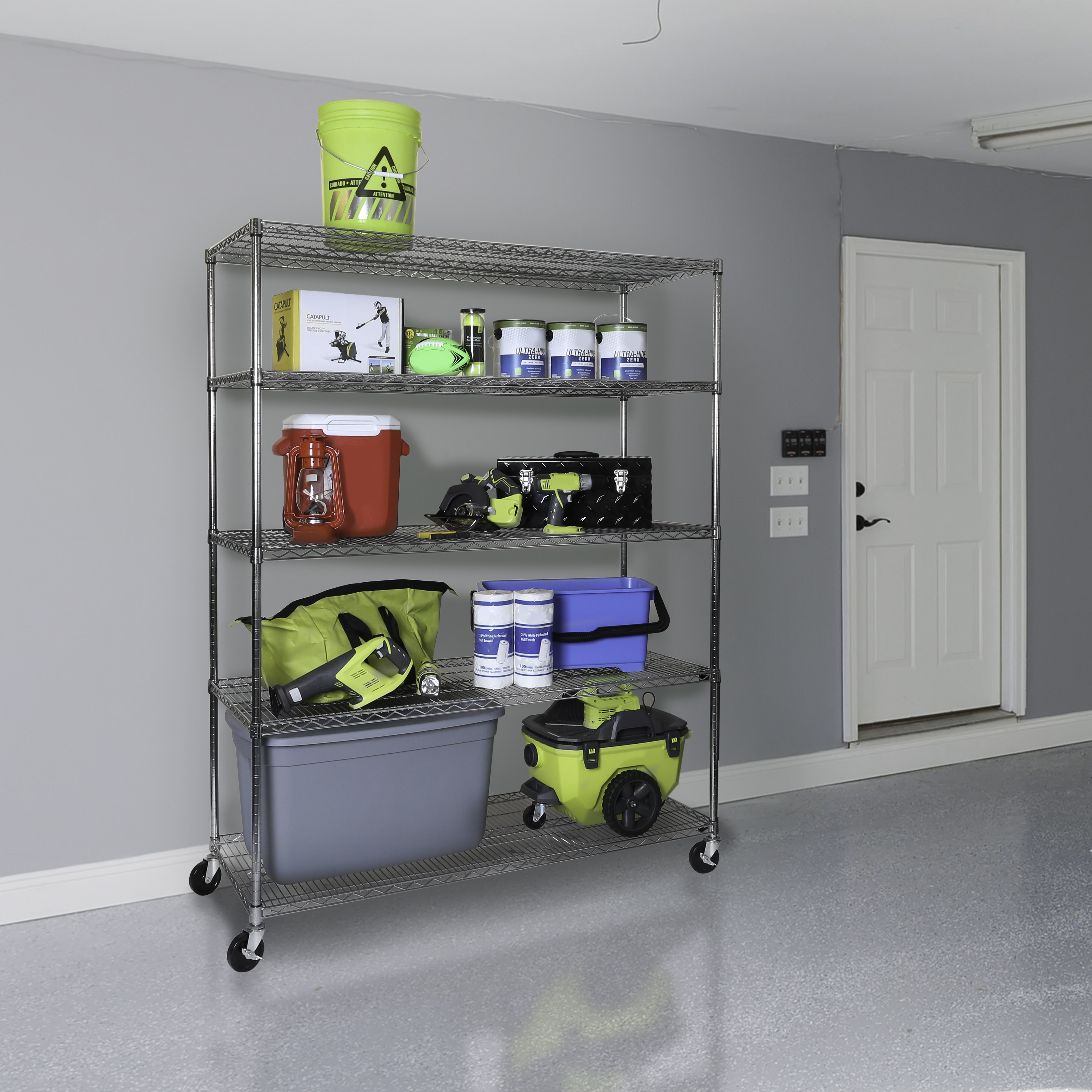 UltraDurable® 6-Tier NSF Steel Shelving