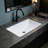 Topcraft White Ceramic Rectangular Undermount Bathroom Sink