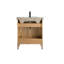 Ensemble de meuble-lavabo simple autoportant 30 po avec plateau en céramique Arlowene-956549735-999969615