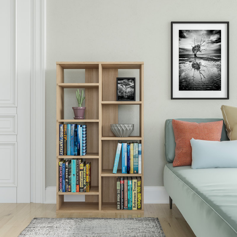 Gjylferije Bookcase, Oak/Anthracite