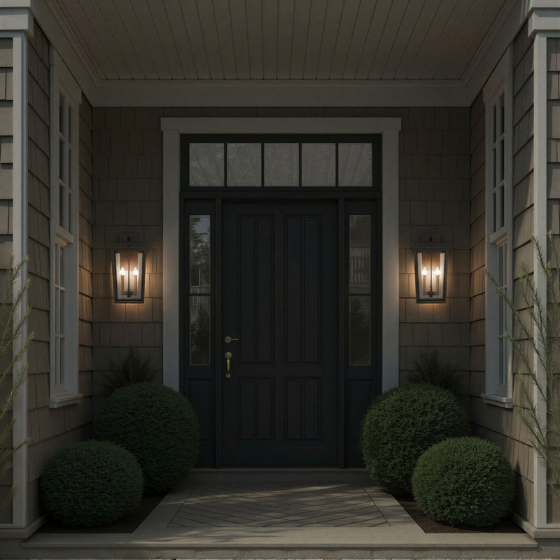 Meier 14'' Twilight Bronze Outdoor Sconce