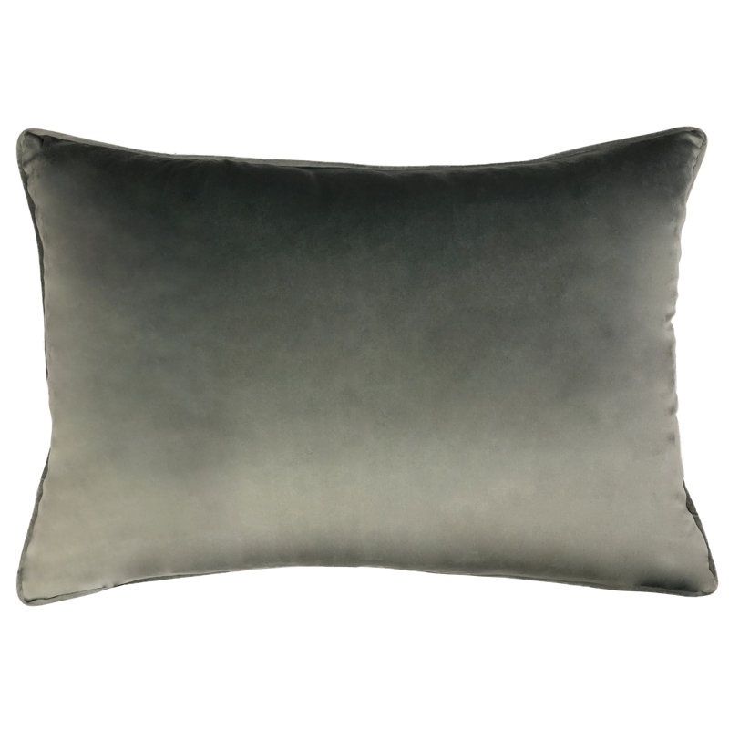  Rectangular Pillow Cover & Insert, Gray
