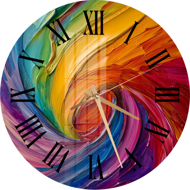 Horloge murale Hilinai, R-noir