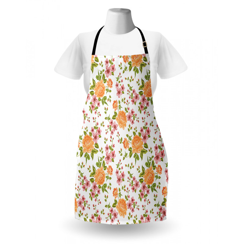 Tablier à fleurs dépilée