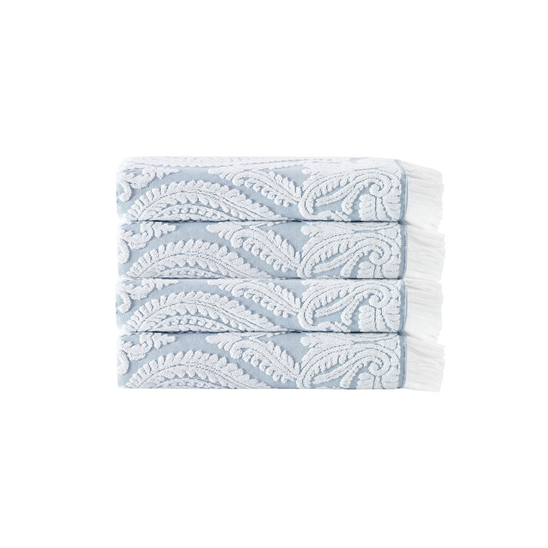 Laina Turkish Cotton Hand Towel, Turquoise