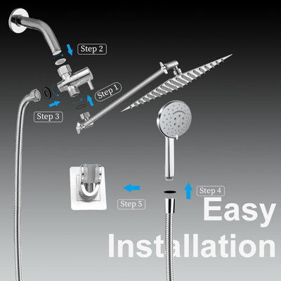 Rain Dual Shower Head 1.75 GPM GPM