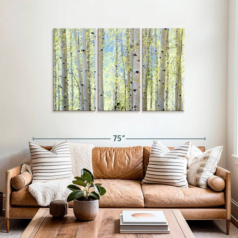 Harnek Aspens, 36" H x 57" W