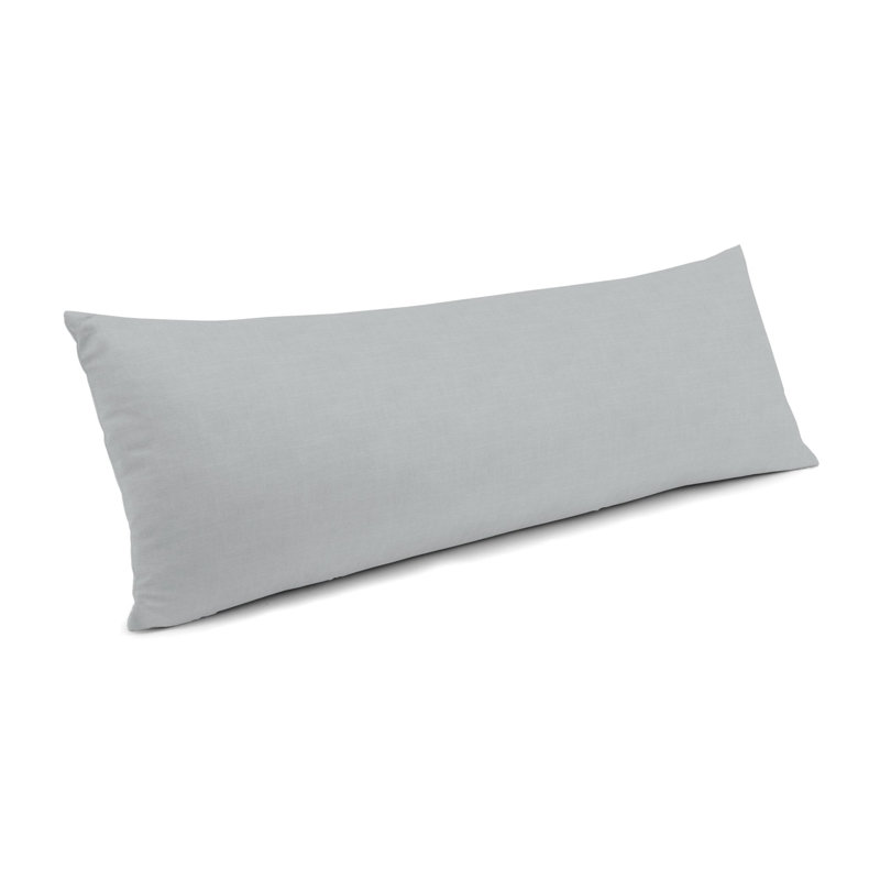 Housse de coussin rectangulaire, 14 po x 48 po, Gris