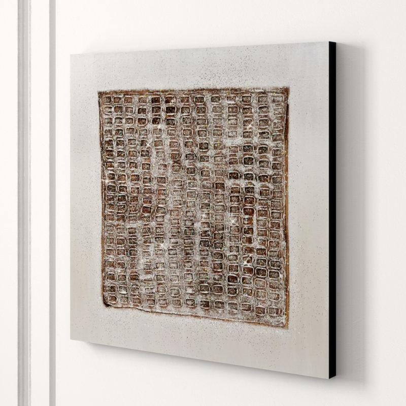 Beyond The Moment I Glitter Print by Beverly Fuller, Hand Painting Glass Coat