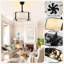 Ventilateur de plafond 19 po Boho Fandelier-1293173742