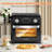 Compact Air Fryer Toaster Oven 11QT, Multi-Function, Oil-Free Cooking, 60-Minute Timer, Perfect For Small Kitchens And Healthy Meals