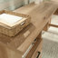Bureau en L, finition brune