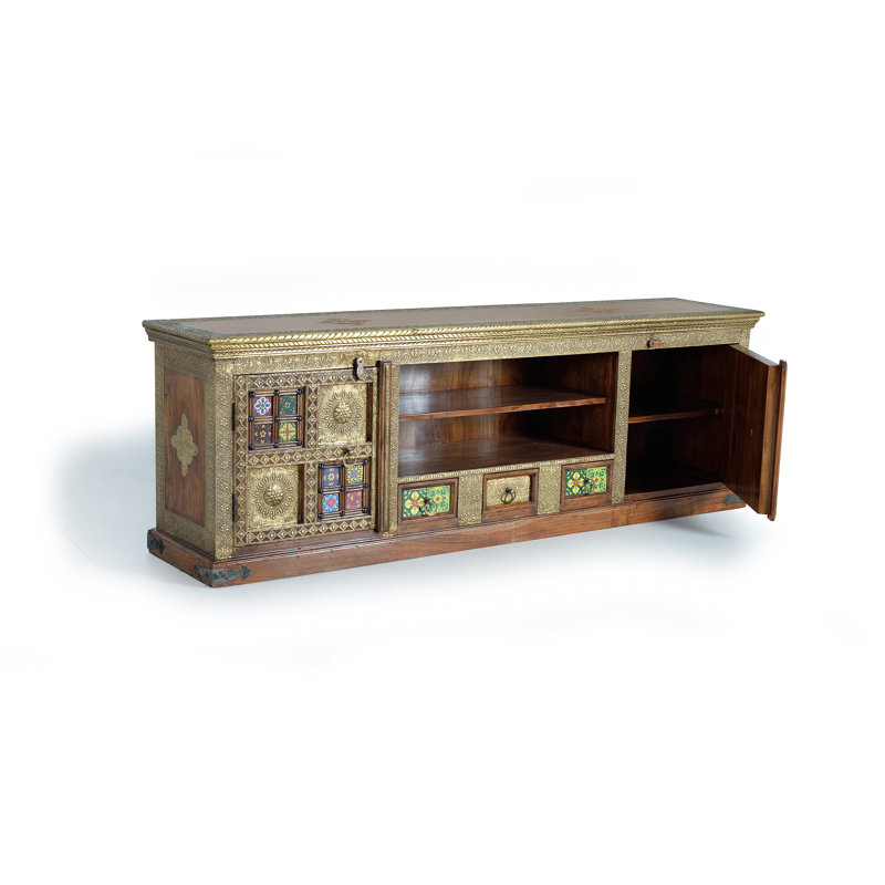 Carnbore Unfinished TV Stand for TVs up to 75"