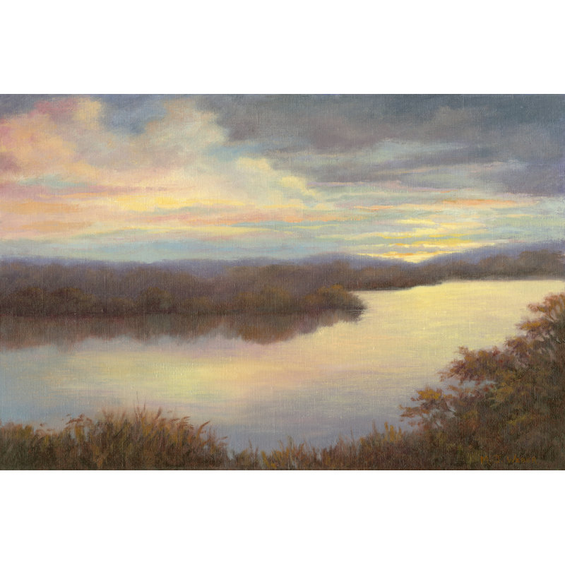Mississippi Glow 1 Piece Wrapped Canvas Painting, 51cm H x 76cm W