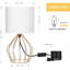 Ensemble de lampe de table 13,6 "Cab-888705955-888897691