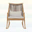 Chaise berçante rustique, finition érable, pour plus de confort et de style