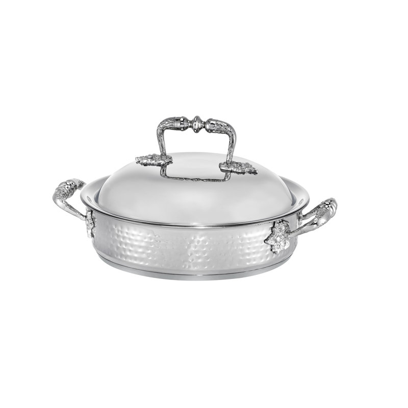 Marmite en acier inoxydable avec couvercle Bon Chef Cucina, 4 pte