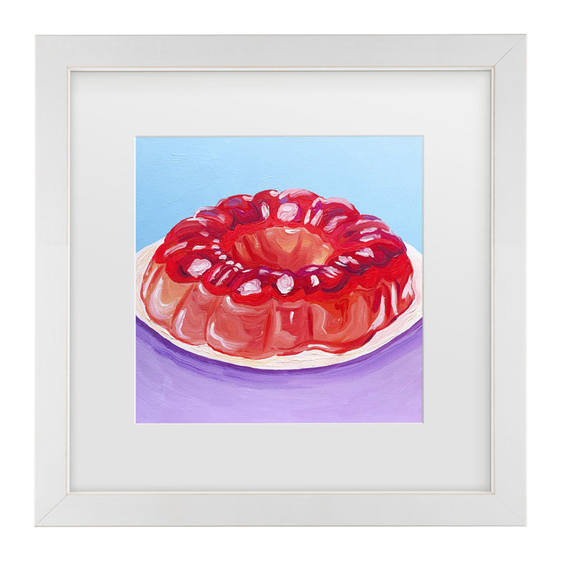 Art encadré Key and Sea Strawberry Jello, H 13 po x l 13 po