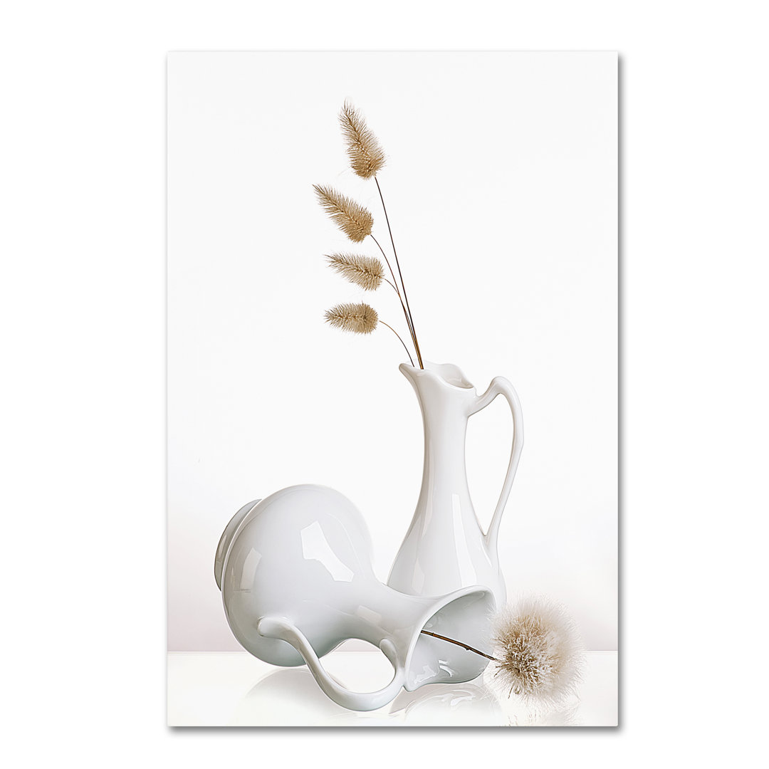 'White' Photographic Print on Wrapped Canvas Ebern Designs 