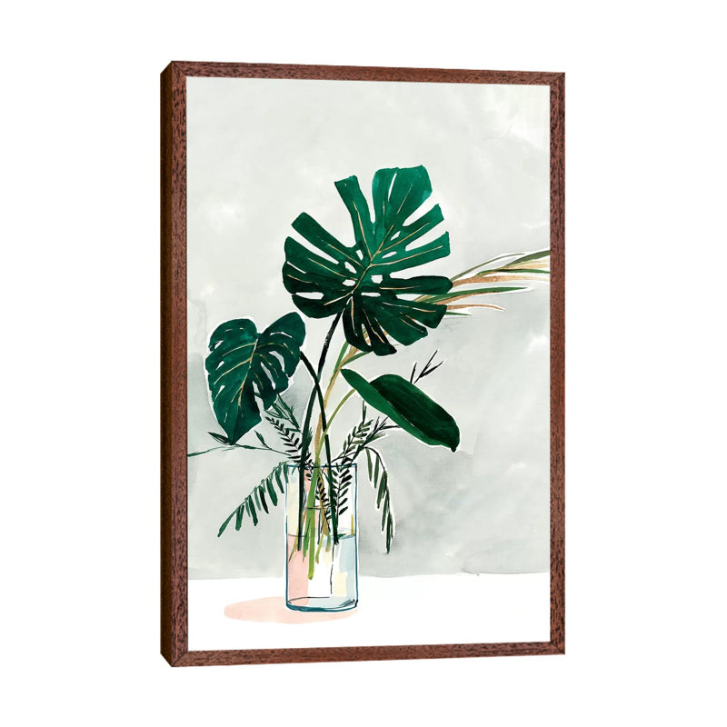 Forenoon II by Isabelle Z - Painting on Canvas, 152.5 cm H x 101.5 cm W, Classic Brown Wood Framed