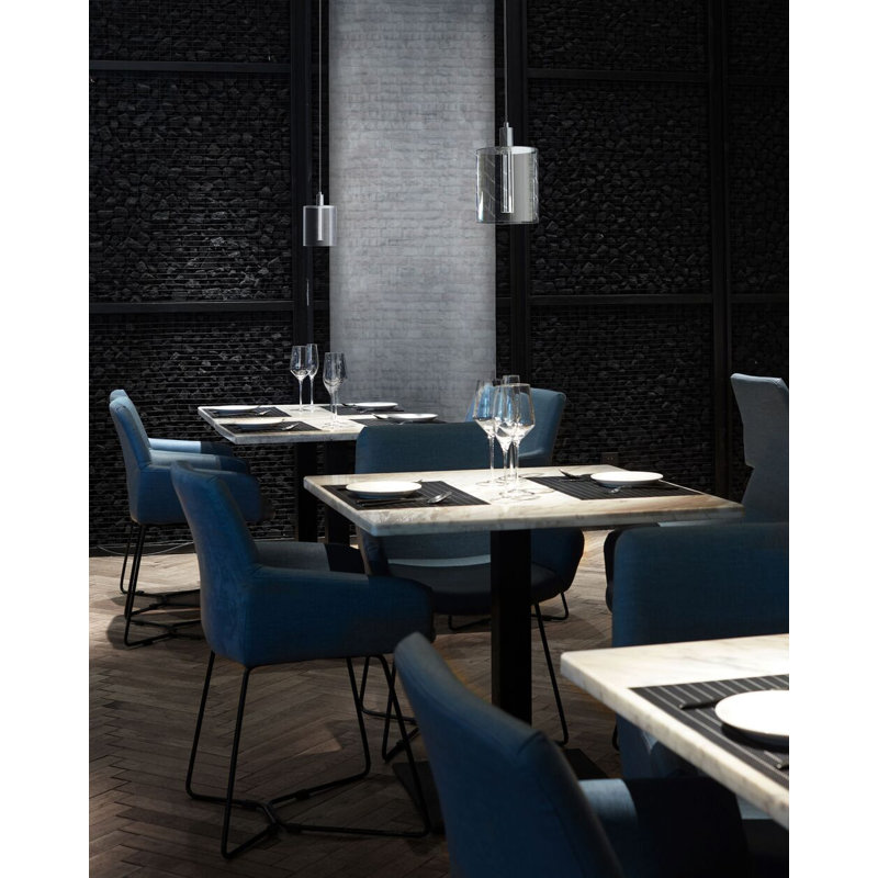 Velo Clear wTall Clear Single Pendant - 3W, Polished Chrome
