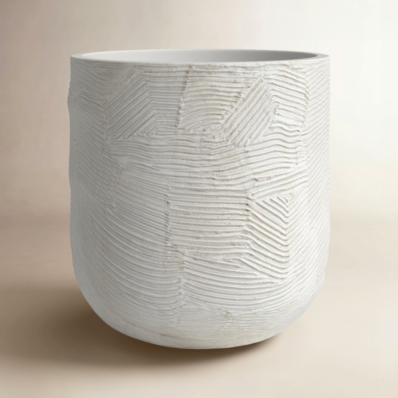 Atna 20" Concrete Pot Planter, 16.5" H x 15.75" W x 15.75" D
