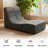 Armless Bean Bag Chair & Lounger Fireside Chair, Mid Century Foam Chair-24041542