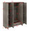 Armoire 4 portes avec tiroir de rangement-682815909