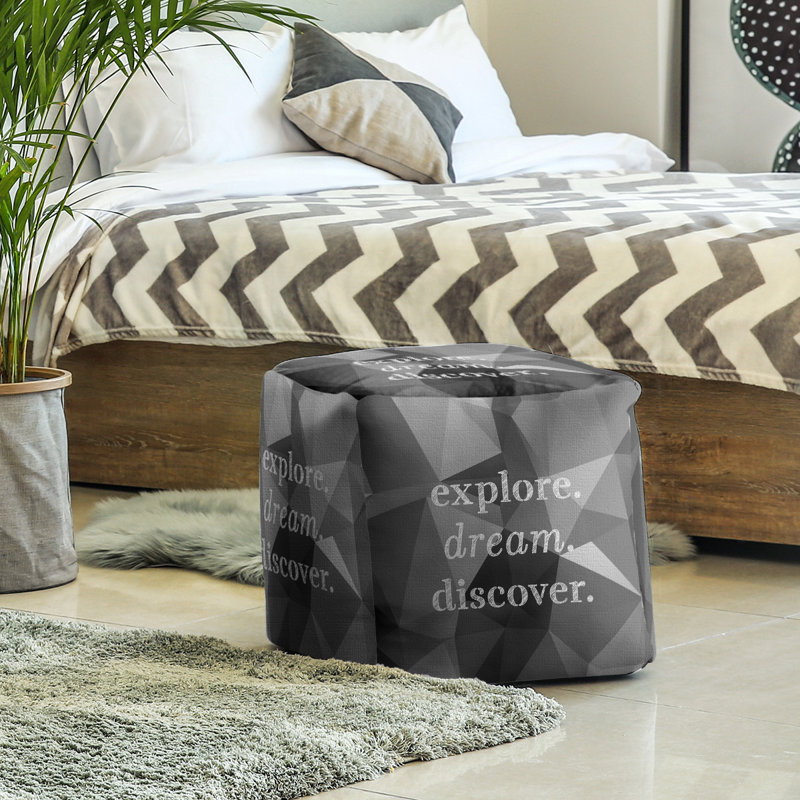 Upholstered Ottoman, Onyx