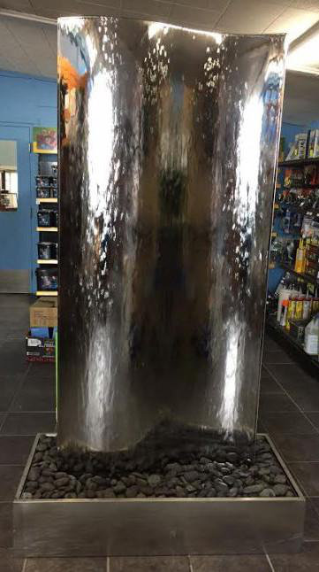 Fontaine murale en acier inoxydable s-water