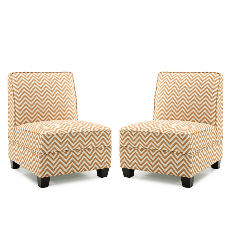 Fauteuil de chambre La Mott, Orange Ziggi