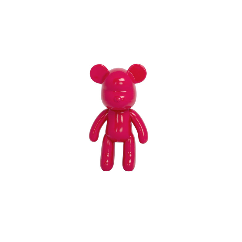 Résine ours rouge