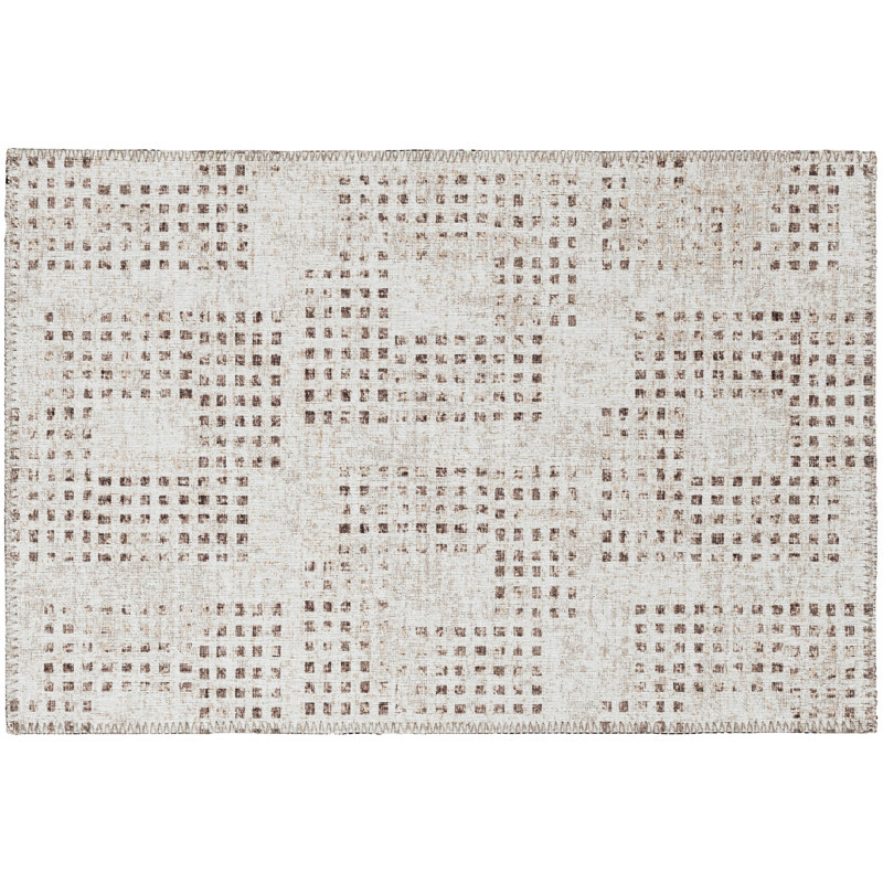 Ingund Performance Chenille Washable Indoor / Outdoor Rug, Rectangle 1'8" x 2'6"