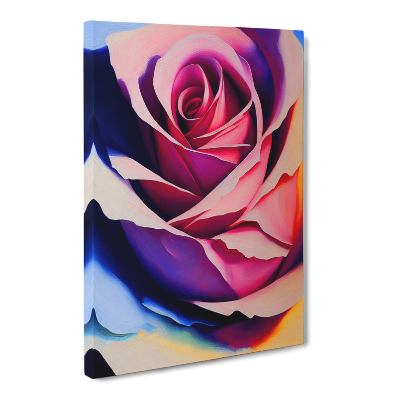 Manzelli Rose Flower Vol.3 - Wrapped Canvas, 76cm H x 50cm W x 3cm D