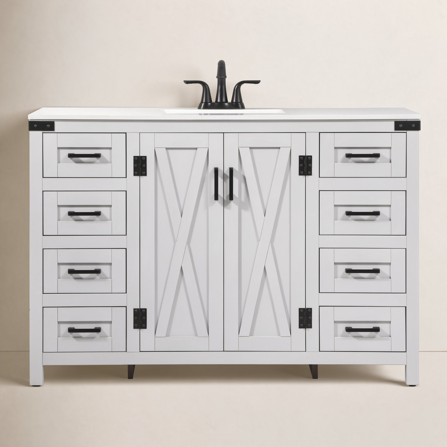 Slayton 48'' Single Bathroom Vanity, Gray