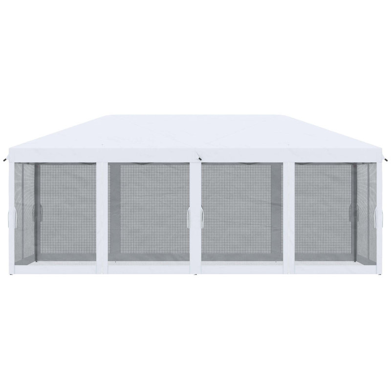 Tente avec auvent Pop Up Outsunny
