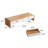 Bamboo Computer Monitor Stand Riser For Desk With Bamboo Desk Drawer Storage Box Set Ostos-901253687