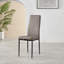 Tierra Modern Chrome Metal & Glass Round Dining Table Set with 4 Quilted Faux Leather Chairs-102146072