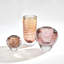 Spiraled Handmade Glass Table Vase-462532355
