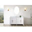 Meuble-lavabo simple 60 po avec plateau en marbre d'ingénierie 60 po-94811336-94811333