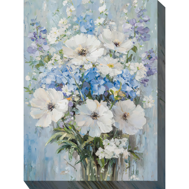 Art sur toile «quelque chose de bleu»