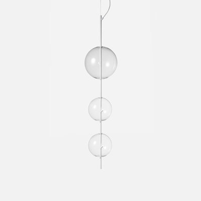 White| Large Pendant with Extensions (Small, Small)