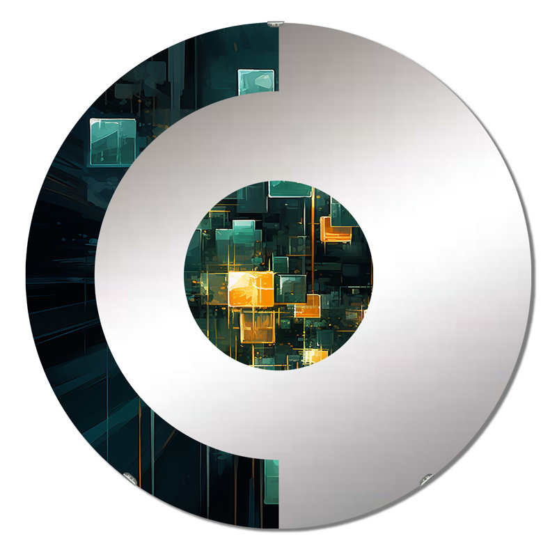 Miroir mural Taranis, 23,6 po x 23,6 po