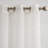 Aileen Textured Raindrop Sheer Pair Window Curtain Panels