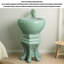 Aquariums d'eau en céramique de style chinois blanc-bleu