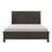 Transitional Style Queen Bed, 1Pc Panel Bed